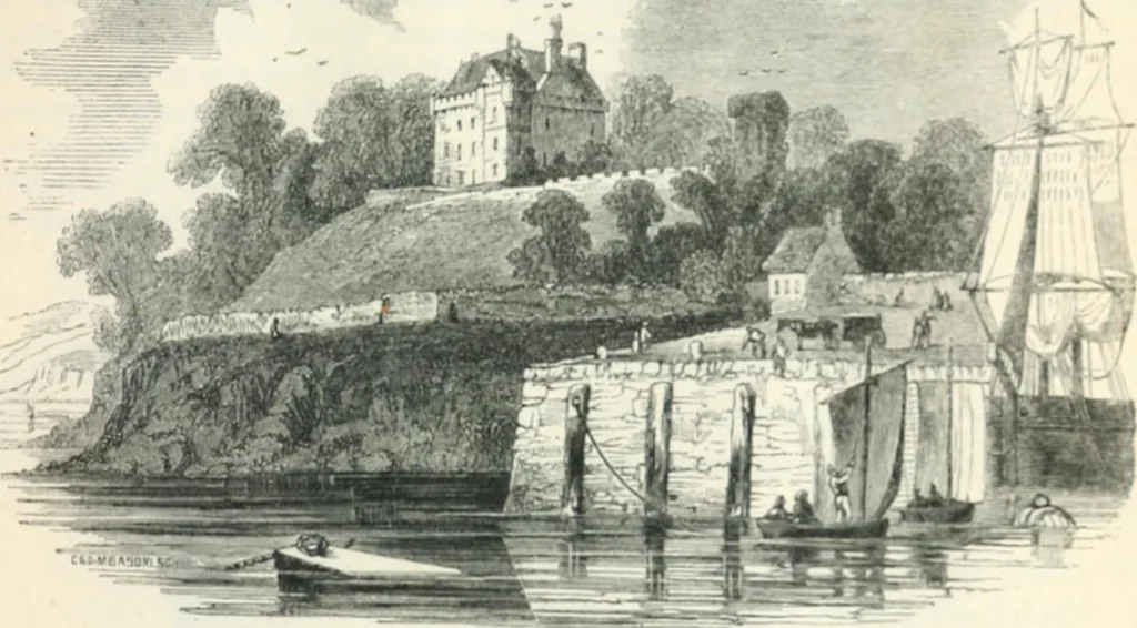 An illustration from The castles, palaces, and prisons of Mary of Scotland, 1850, leaf 324