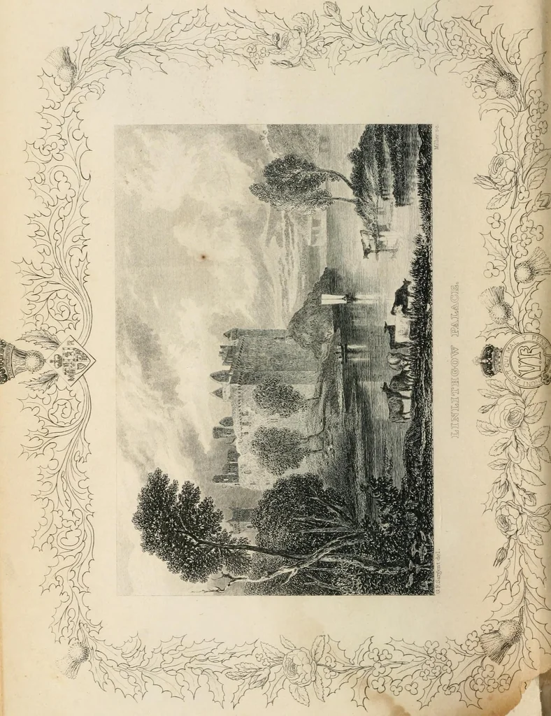 An illustration from The castles, palaces, and prisons of Mary of Scotland, 1850, leaf 33