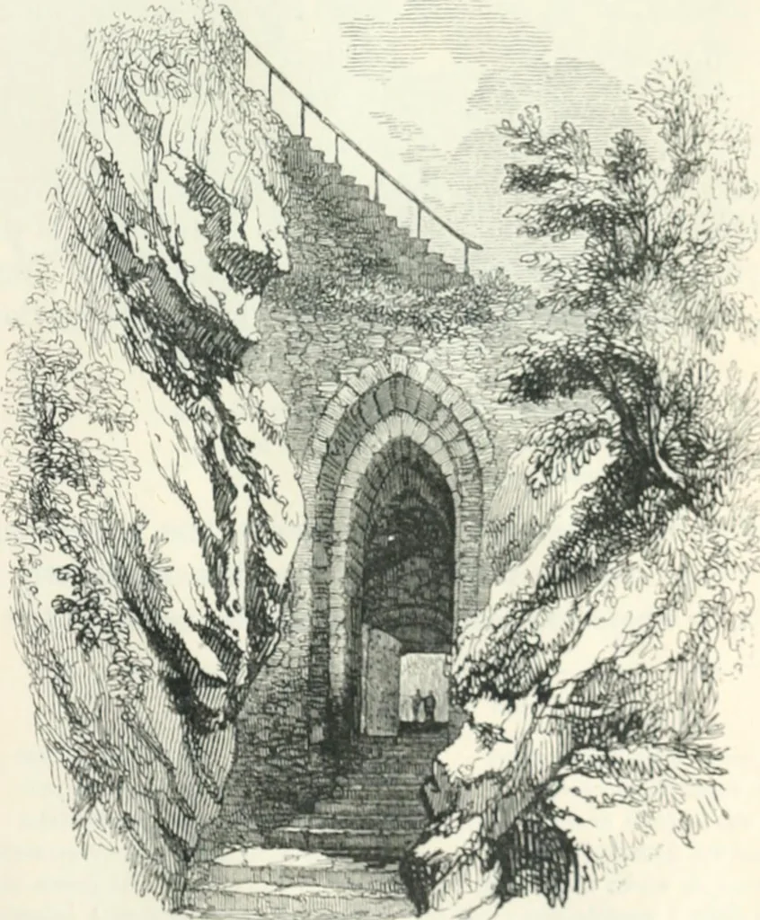An illustration from The castles, palaces, and prisons of Mary of Scotland, 1850, leaf 352