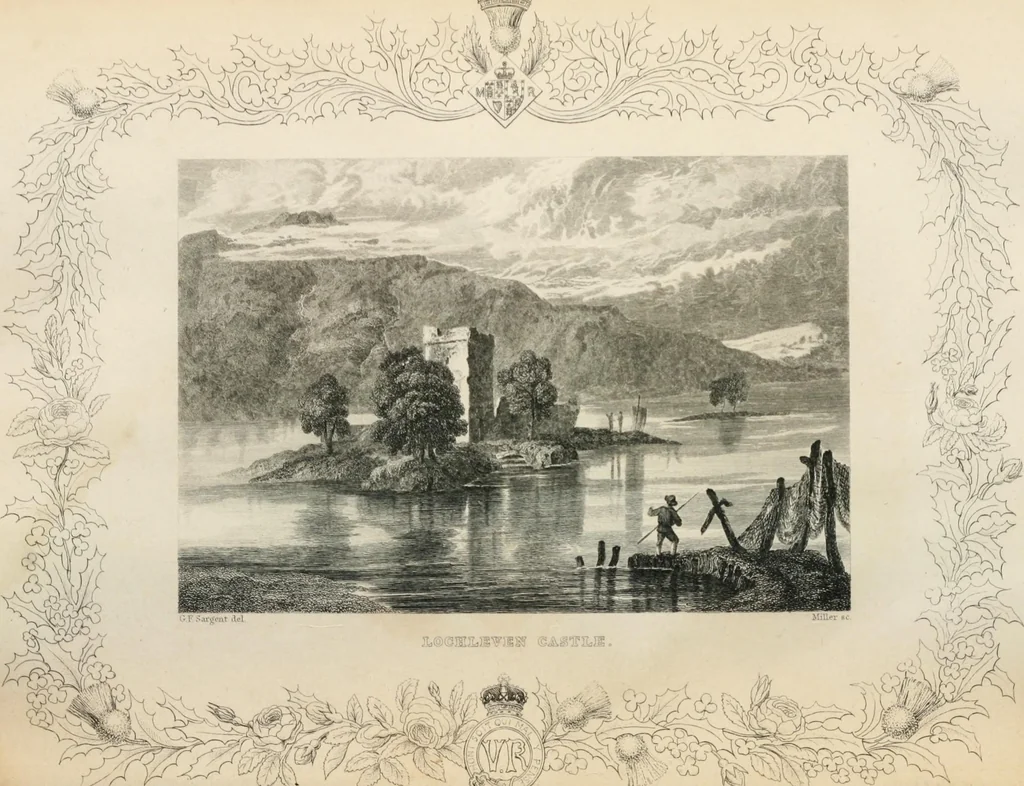 An illustration from The castles, palaces, and prisons of Mary of Scotland, 1850, leaf 401
