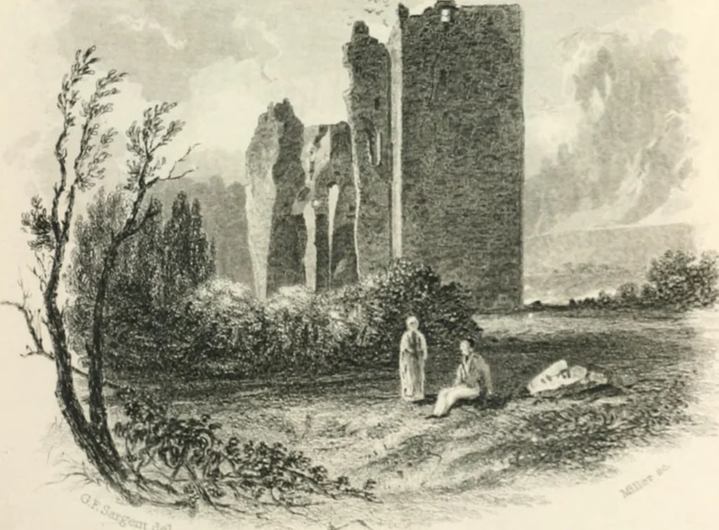 An illustration from The castles, palaces, and prisons of Mary of Scotland, 1850, leaf 418