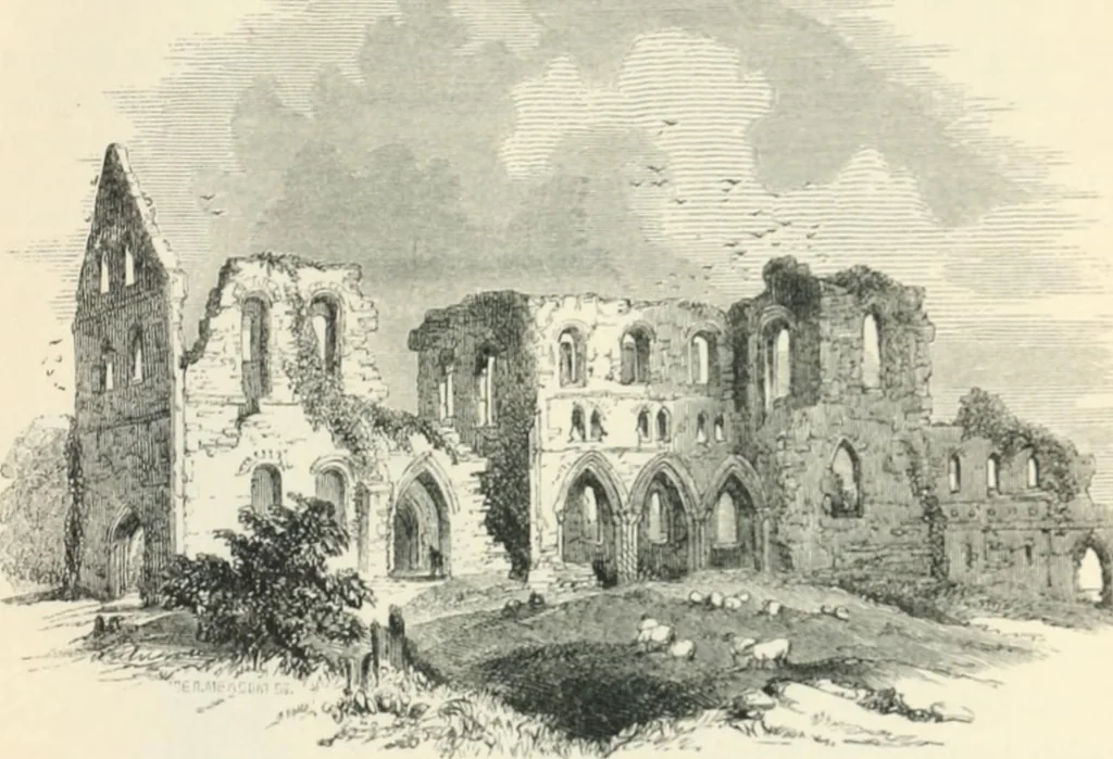An illustration from The castles, palaces, and prisons of Mary of Scotland, 1850, leaf 434
