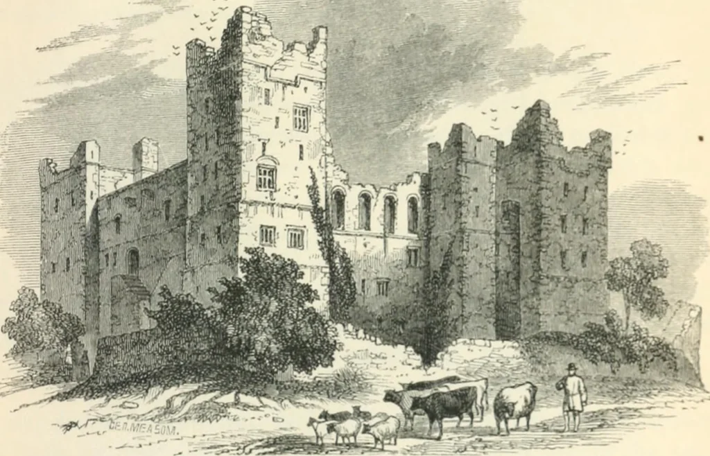 An illustration from The castles, palaces, and prisons of Mary of Scotland, 1850, leaf 462