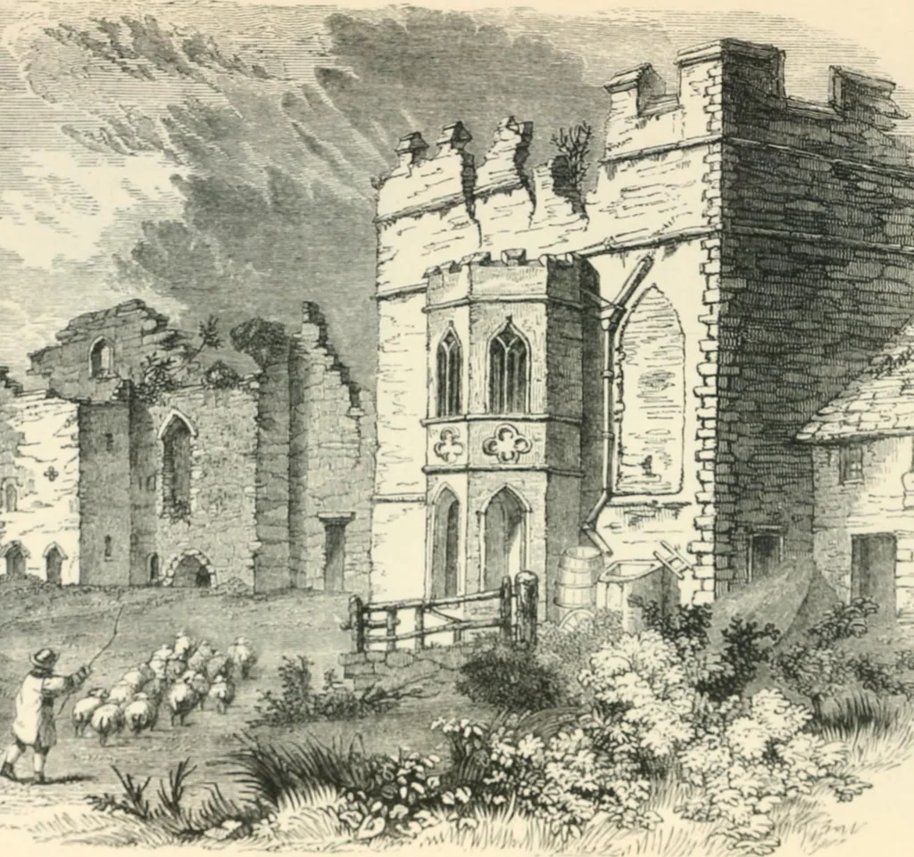An illustration from The castles, palaces, and prisons of Mary of Scotland, 1850, leaf 470