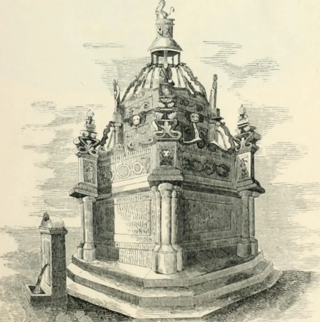 An illustration from The castles, palaces, and prisons of Mary of Scotland, 1850, leaf 66