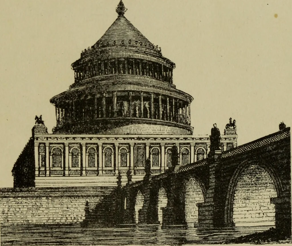 An illustration from Castle St. Angelo ; and, The evil eye : being additional chapters to "Roba di Roma", 1877, leaf 6