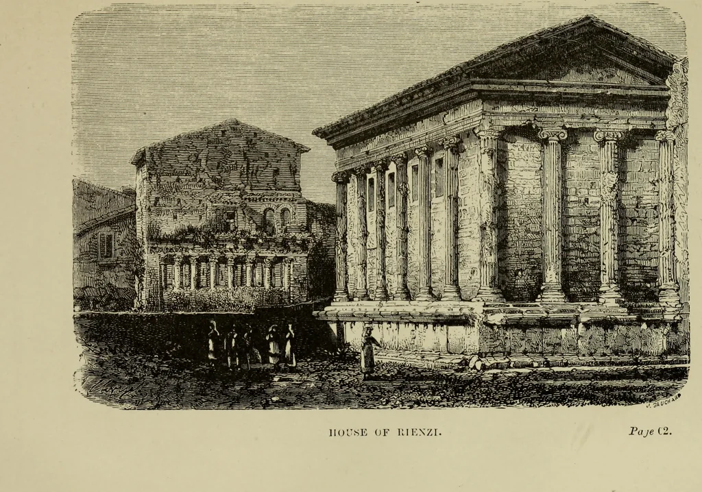 An illustration from Castle St. Angelo ; and, The evil eye : being additional chapters to "Roba di Roma", 1877, leaf 80