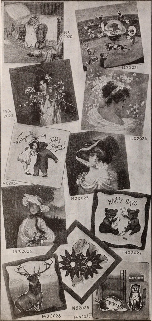 An illustration from [Catalog]., 1908, leaf 203