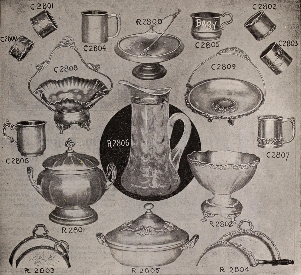 An illustration from [Catalog]., 1908, leaf 242