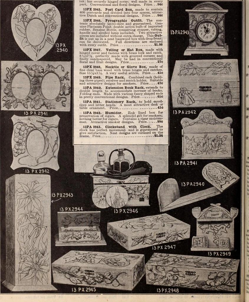 An illustration from [Catalog]., 1908, leaf 295