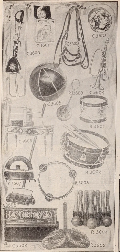 An illustration from [Catalog]., 1908, leaf 361