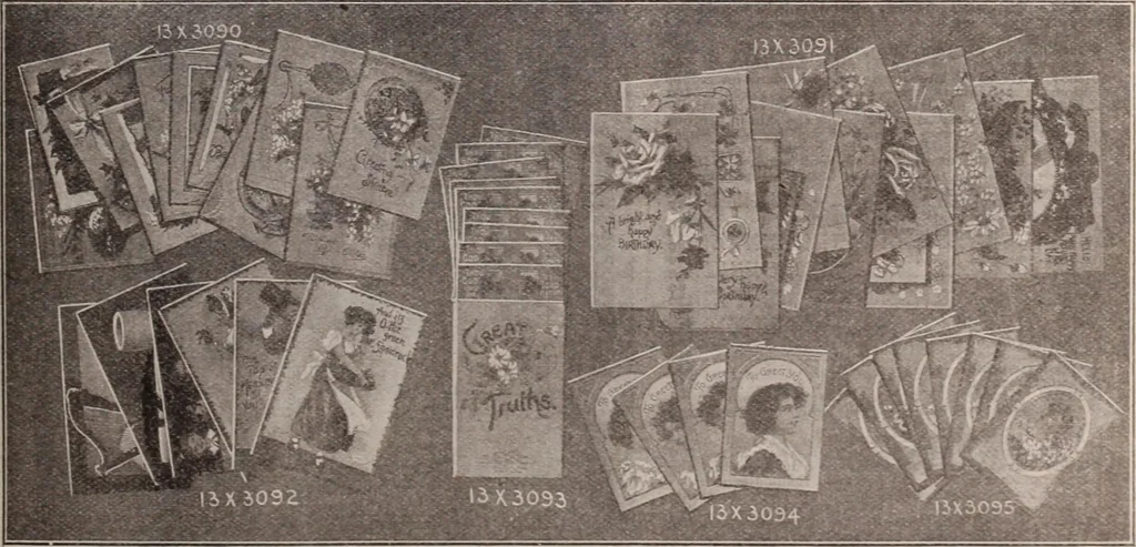 An illustration from [Catalog]., 1908, leaf 368