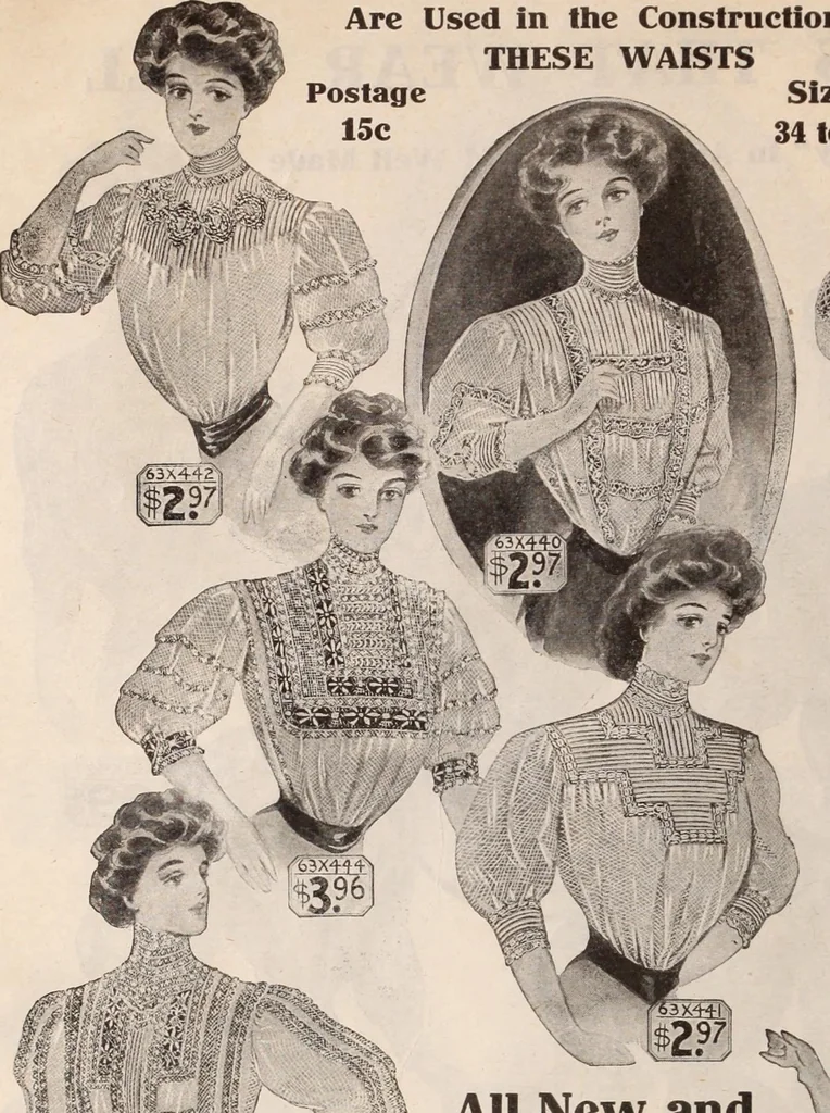 An illustration from [Catalog]., 1908, leaf 43