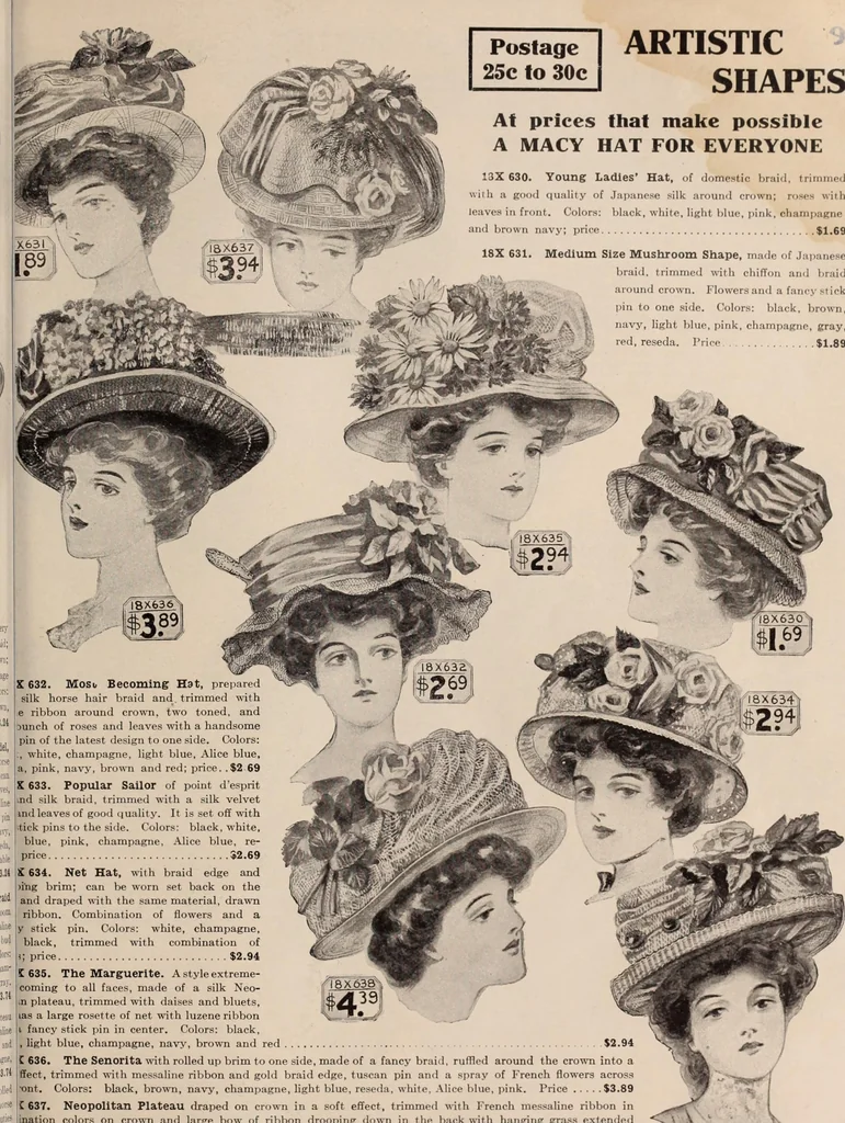 An illustration from [Catalog]., 1908, leaf 62