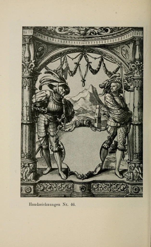 An illustration from Catalog der öffentlichen Kunstsammlung von Basel .., 1904, leaf 122
