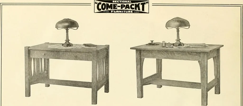 An illustration from Catalog "F" / Come-Packt Furniture Company., 1910, leaf 17