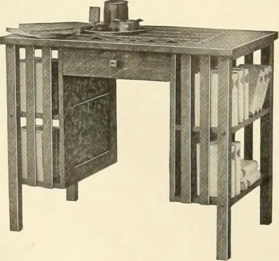 An illustration from Catalog "F" / Come-Packt Furniture Company., 1910, leaf 17