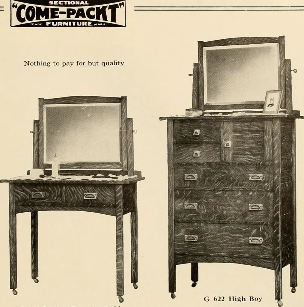 An illustration from Catalog "F" / Come-Packt Furniture Company., 1910, leaf 34