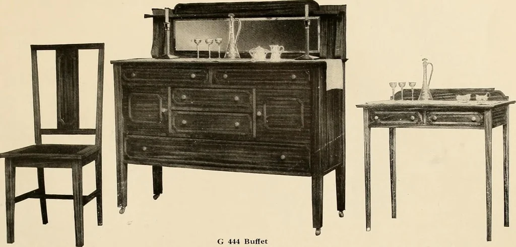 An illustration from Catalog "F" / Come-Packt Furniture Company., 1910, leaf 36