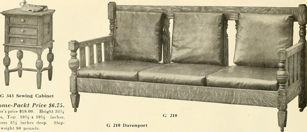 An illustration from Catalog "F" / Come-Packt Furniture Company., 1910, leaf 41