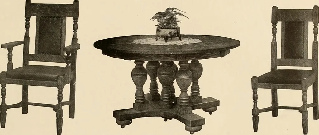 An illustration from Catalog "F" / Come-Packt Furniture Company., 1910, leaf 44