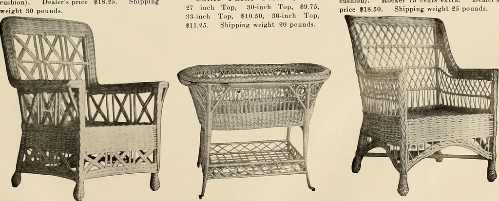 An illustration from Catalog "F" / Come-Packt Furniture Company., 1910, leaf 46