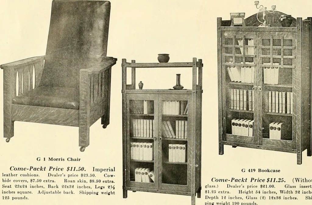 An illustration from Catalog "F" / Come-Packt Furniture Company., 1910, leaf 9