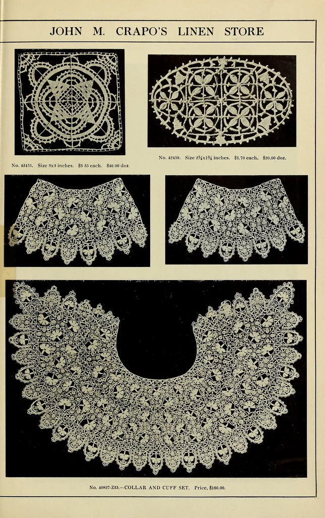 An illustration from Catalog from the John M. Crapo's Linen Store, 1900, leaf 11