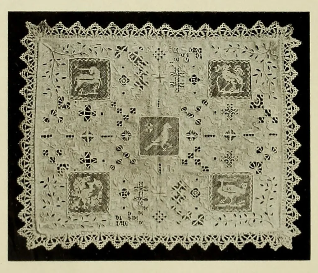 An illustration from Catalog from the John M. Crapo's Linen Store, 1900, leaf 14