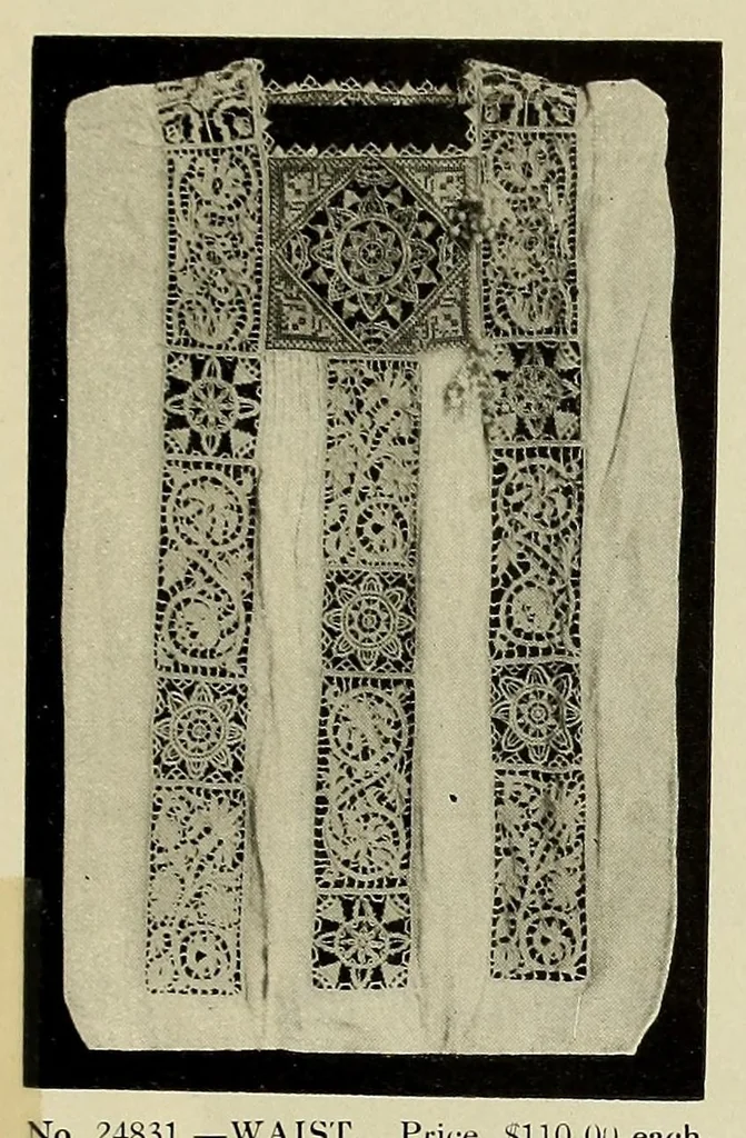 An illustration from Catalog from the John M. Crapo's Linen Store, 1900, leaf 19