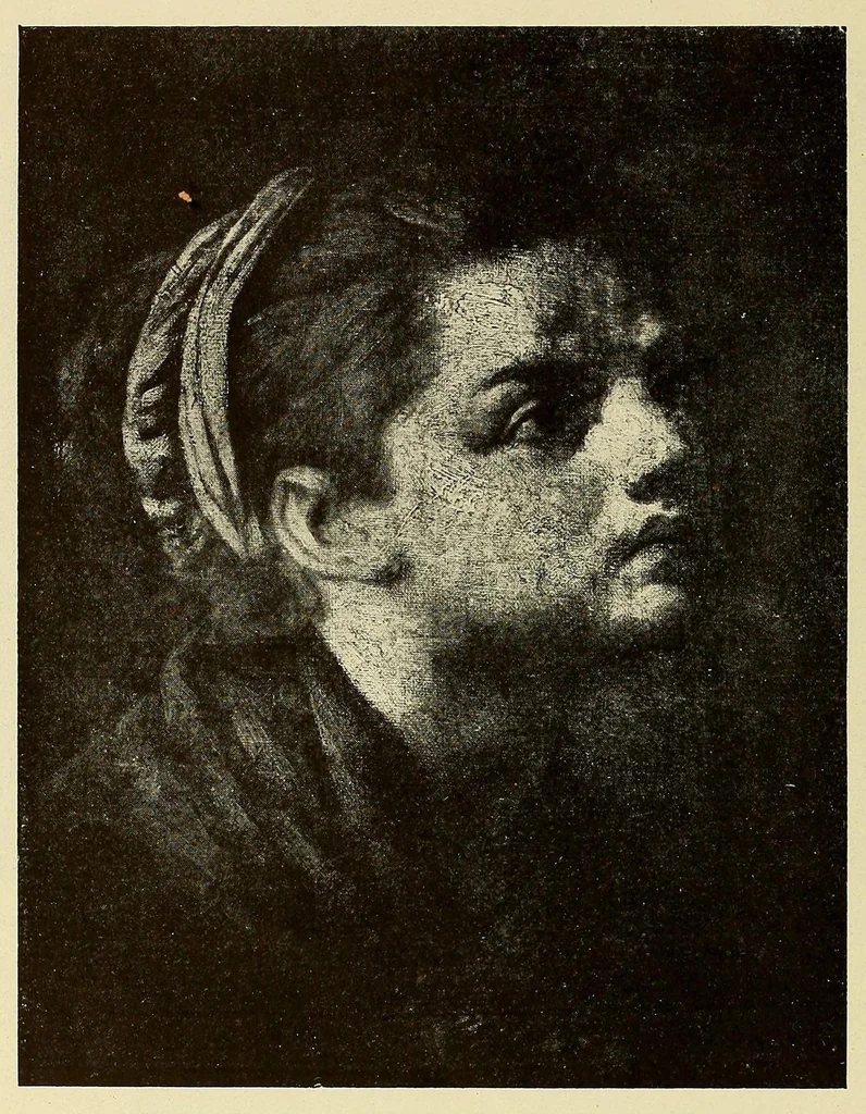 An illustration from Catalogo de las pinturas y dibujos de la Colección Pani;, 1921, leaf 108