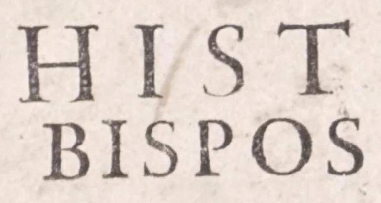 An illustration from Catalogo e historia dos bispos do Porto, 1623, leaf 7