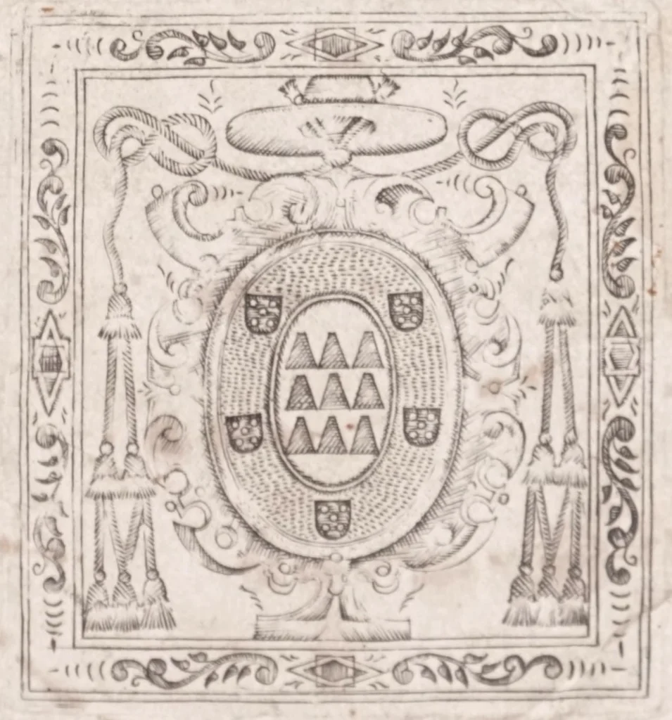 An illustration from Catalogo e historia dos bispos do Porto, 1623, leaf 7
