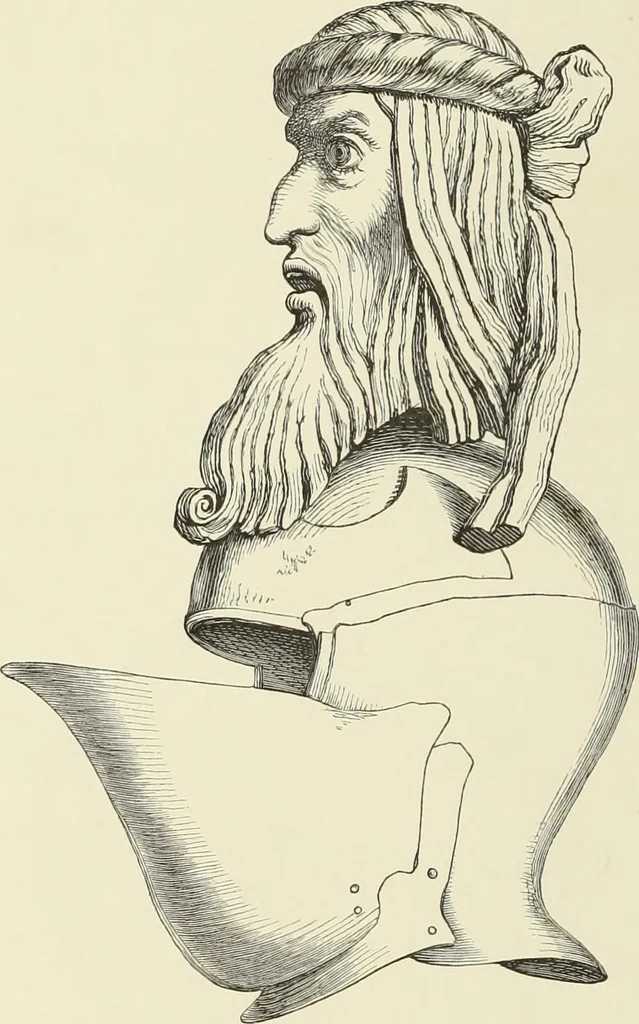 An illustration from A catalog of the antiquities and works of art, exhibited at Ironmongers' Hall, London, in the month of May, 1861, 1869, leaf 215