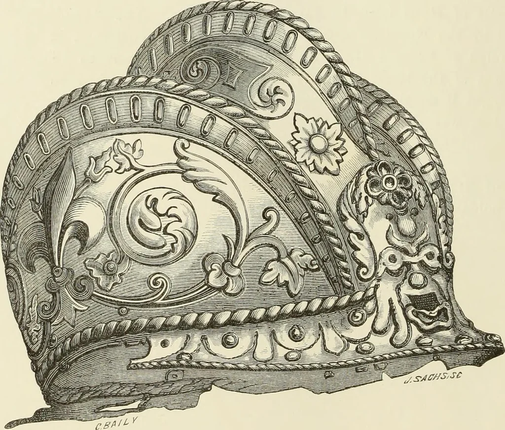 An illustration from A catalog of the antiquities and works of art, exhibited at Ironmongers' Hall, London, in the month of May, 1861, 1869, leaf 237