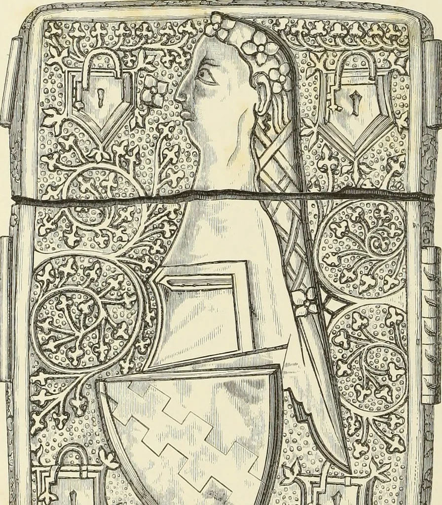 An illustration from A catalog of the antiquities and works of art, exhibited at Ironmongers' Hall, London, in the month of May, 1861, 1869, leaf 373