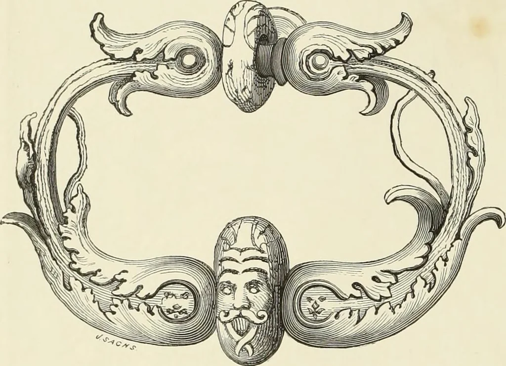 An illustration from A catalog of the antiquities and works of art, exhibited at Ironmongers' Hall, London, in the month of May, 1861, 1869, leaf 43