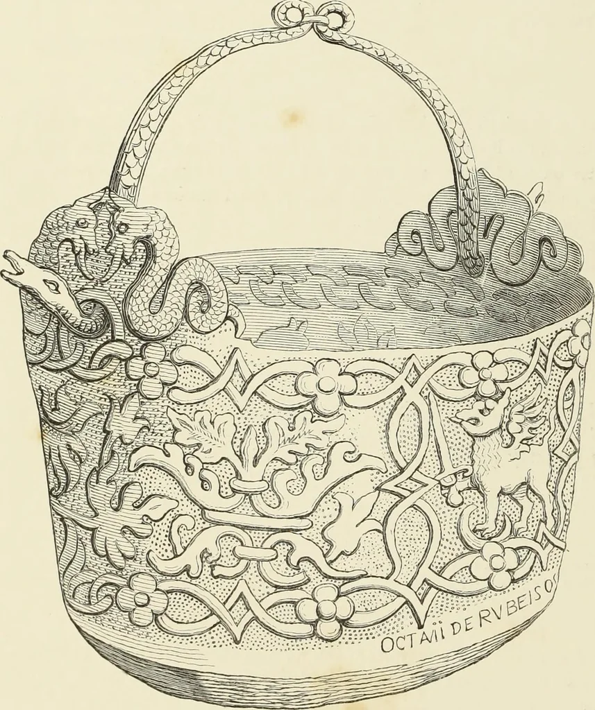 An illustration from A catalog of the antiquities and works of art, exhibited at Ironmongers' Hall, London, in the month of May, 1861, 1869, leaf 53