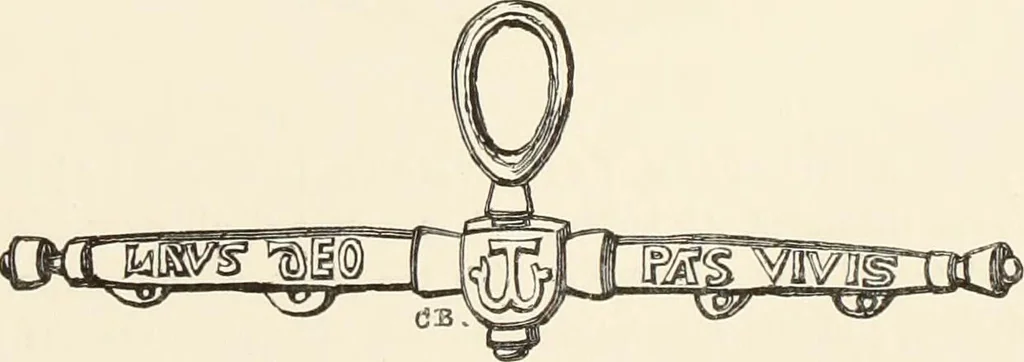 An illustration from A catalog of the antiquities and works of art, exhibited at Ironmongers' Hall, London, in the month of May, 1861, 1869, leaf 66
