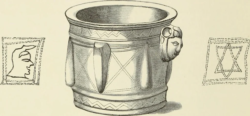 An illustration from A catalog of the antiquities and works of art, exhibited at Ironmongers' Hall, London, in the month of May, 1861, 1869, leaf 69