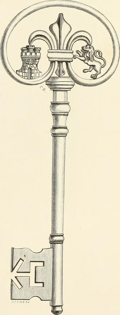 An illustration from A catalog of the antiquities and works of art, exhibited at Ironmongers' Hall, London, in the month of May, 1861, 1869, leaf 76