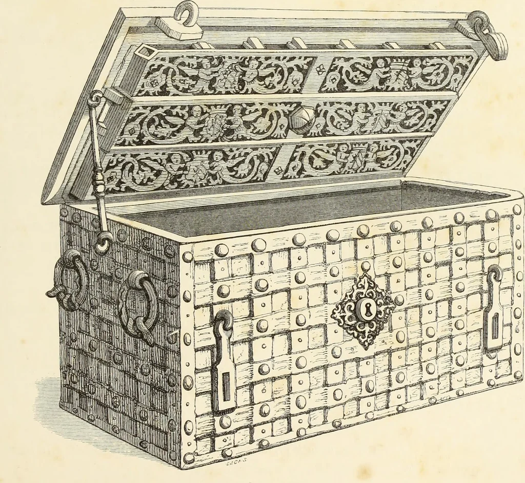 An illustration from A catalog of the antiquities and works of art, exhibited at Ironmongers' Hall, London, in the month of May, 1861, 1869, leaf 82