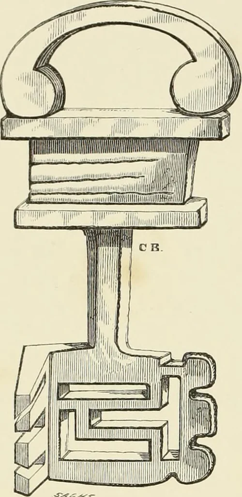 An illustration from A catalog of the antiquities and works of art, exhibited at Ironmongers' Hall, London, in the month of May, 1861, 1869, leaf 85