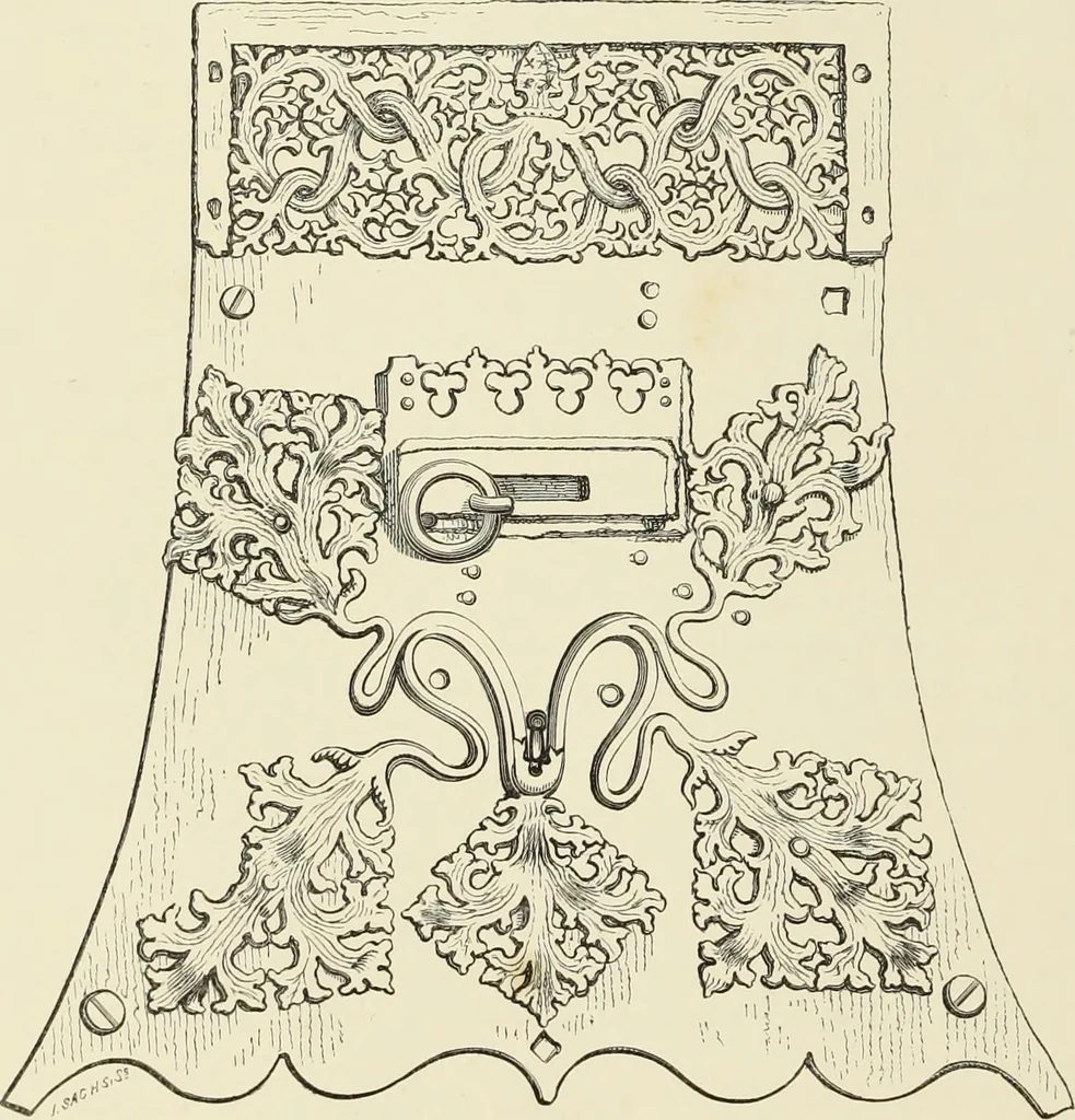 An illustration from A catalog of the antiquities and works of art, exhibited at Ironmongers' Hall, London, in the month of May, 1861, 1869, leaf 85