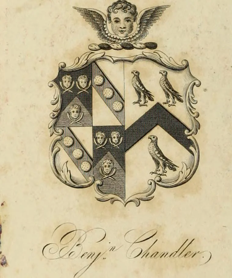 An illustration from A catalog of the antiquities and works of art, exhibited at Ironmongers' Hall, London, in the month of May, 1861, 1869, leaf 1