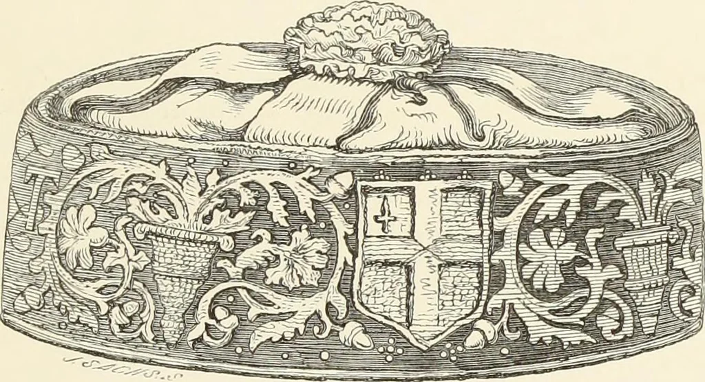 An illustration from A catalog of the antiquities and works of art, exhibited at Ironmongers' Hall, London, in the month of May, 1861, 1869, leaf 130