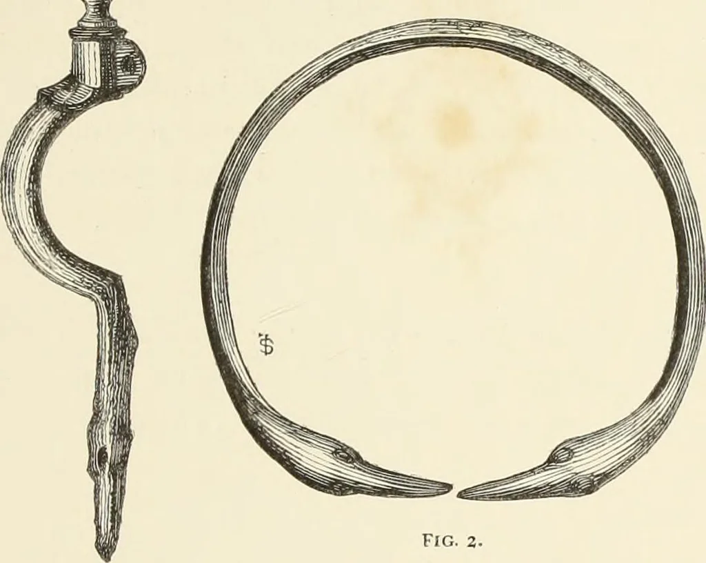 An illustration from A catalog of the antiquities and works of art, exhibited at Ironmongers' Hall, London, in the month of May, 1861, 1869, leaf 136