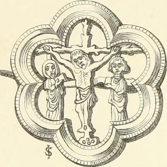 An illustration from A catalog of the antiquities and works of art, exhibited at Ironmongers' Hall, London, in the month of May, 1861, 1869, leaf 14