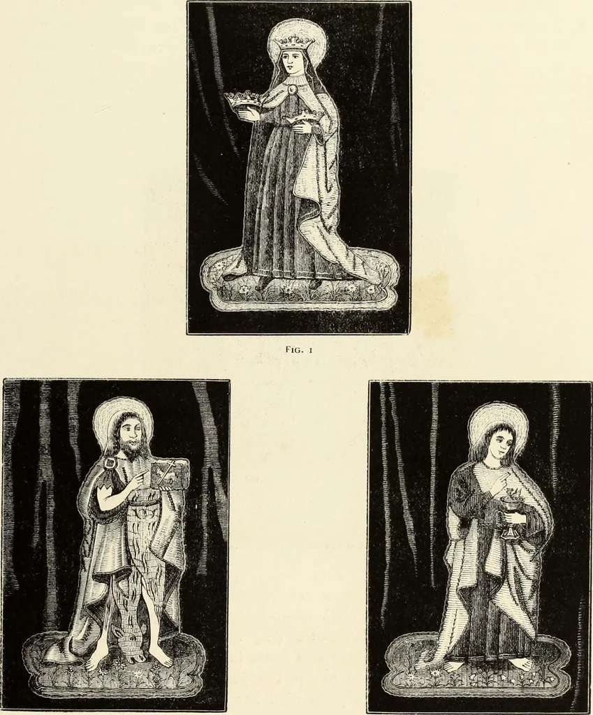 An illustration from A catalog of the antiquities and works of art, exhibited at Ironmongers' Hall, London, in the month of May, 1861, 1869, leaf 158