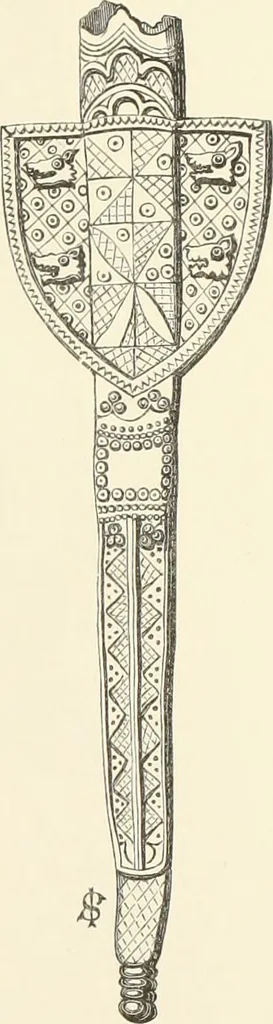 An illustration from A catalog of the antiquities and works of art, exhibited at Ironmongers' Hall, London, in the month of May, 1861, 1869, leaf 16